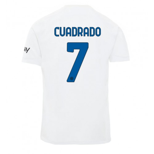 Dres Inter Milan Juan Cuadrado #7 Gostujuci 2023-24 Kratak Rukav